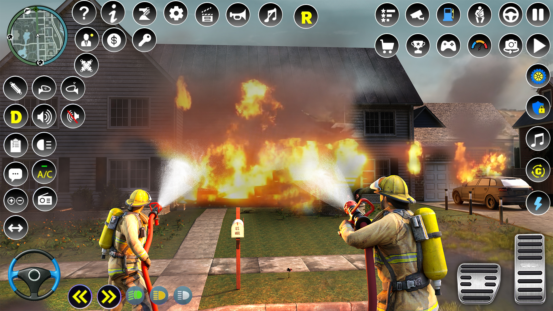 اسکرین شات 1 بازی Firefighter :Fire Brigade Game