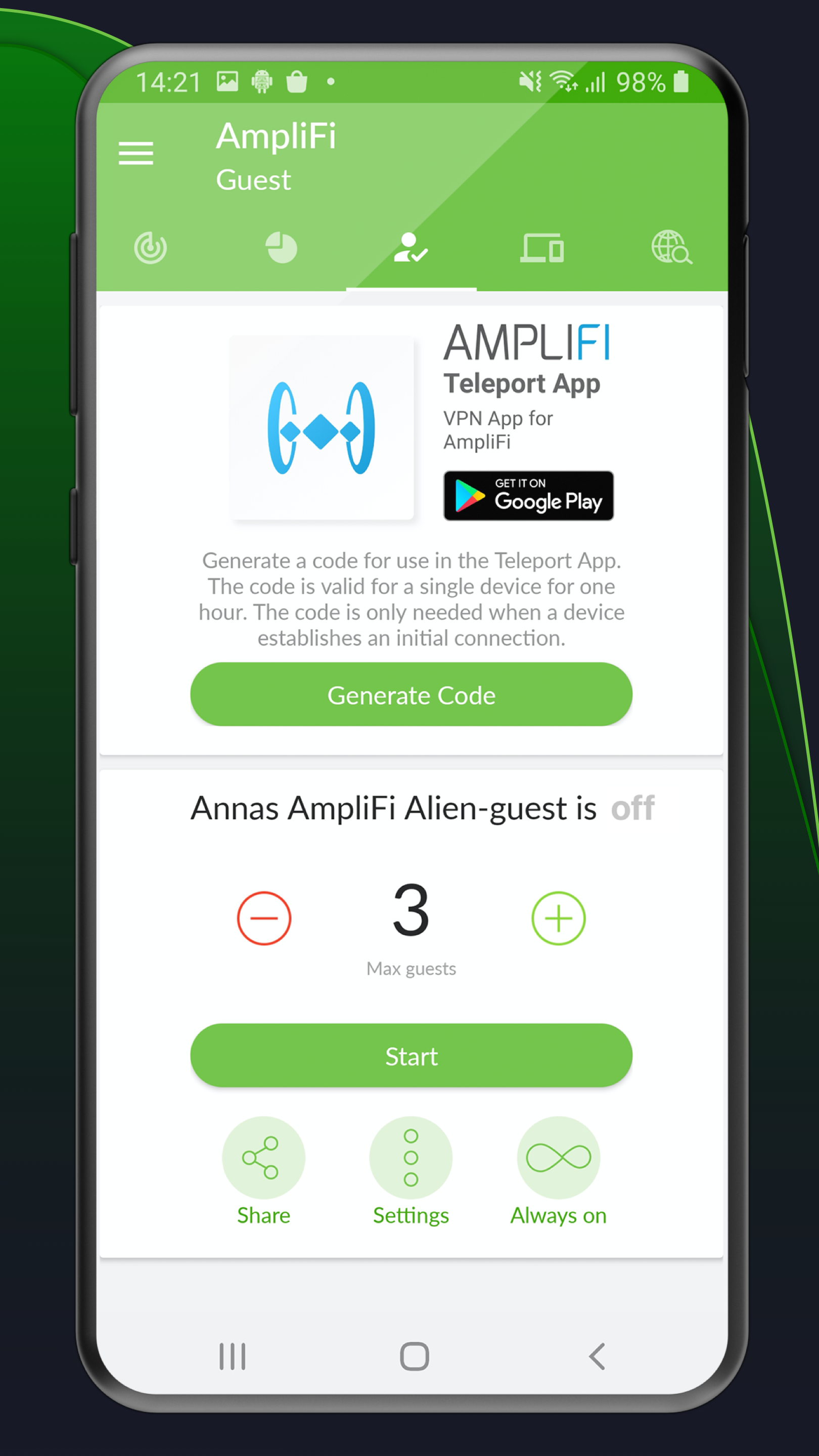 اسکرین شات 5 برنامه AmpliFi WiFi