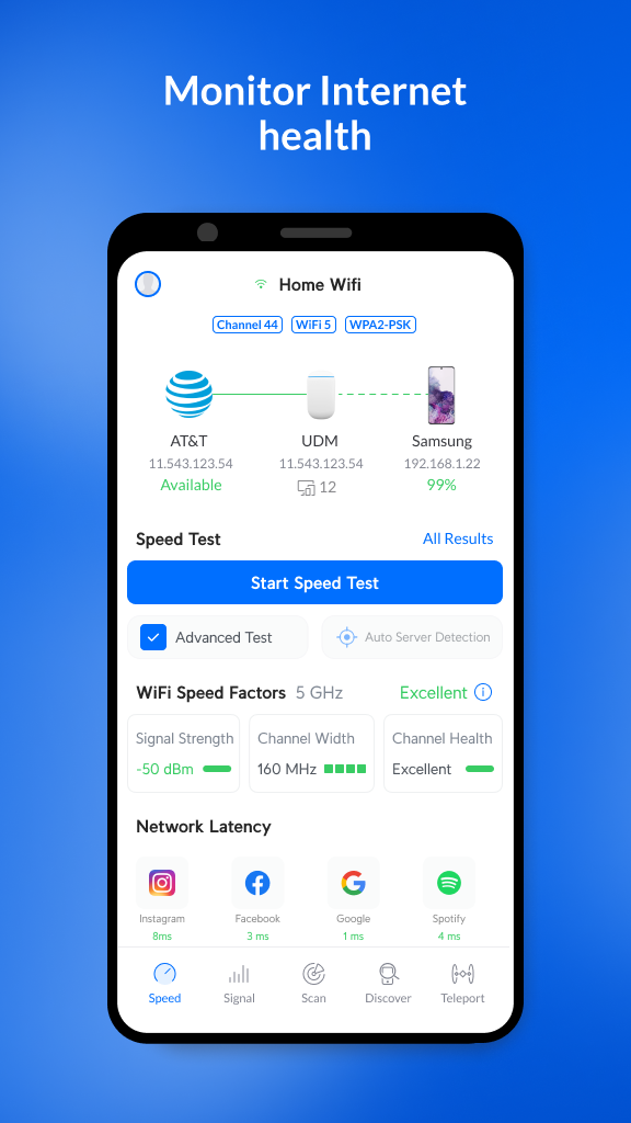 اسکرین شات 1 برنامه WiFiman