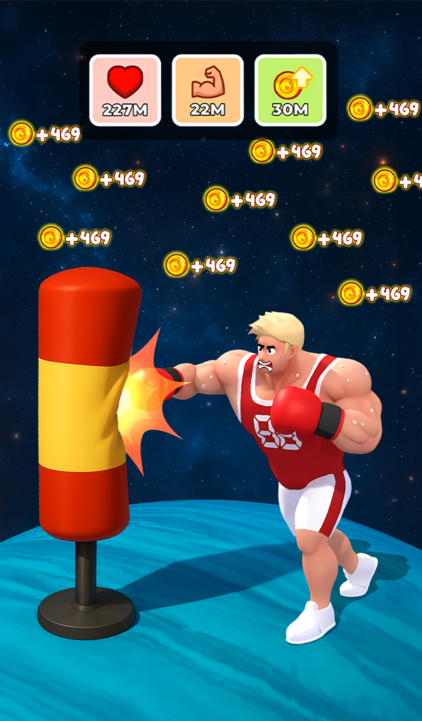 اسکرین شات 4 بازی Gym Idle Clicker: Fitness Hero