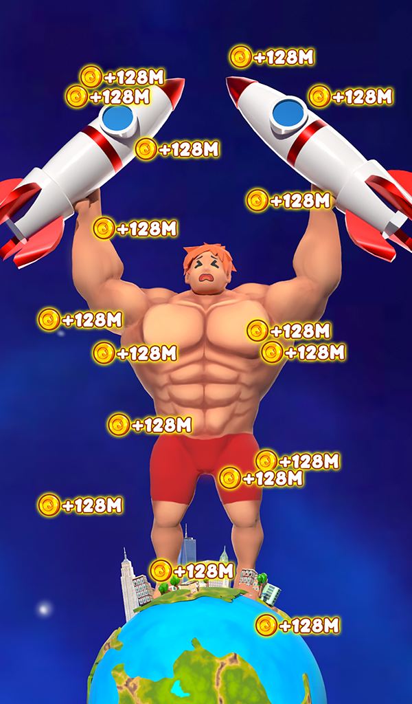 اسکرین شات 2 بازی Gym Idle Clicker: Fitness Hero