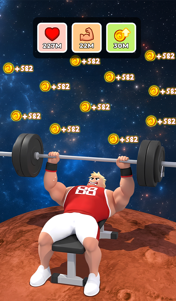 اسکرین شات 3 بازی Gym Idle Clicker: Fitness Hero