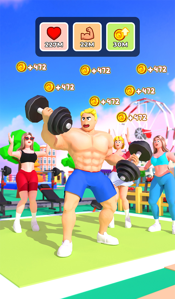 اسکرین شات 4 بازی Gym Idle Clicker: Fitness Hero