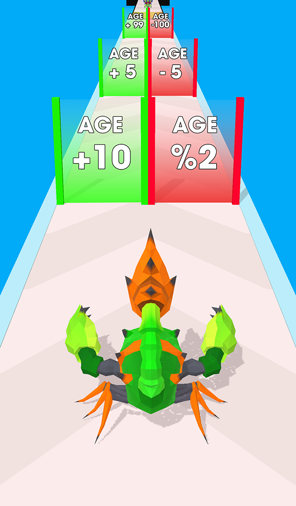 اسکرین شات 2 بازی Scorpion Run: Evolve & Clash