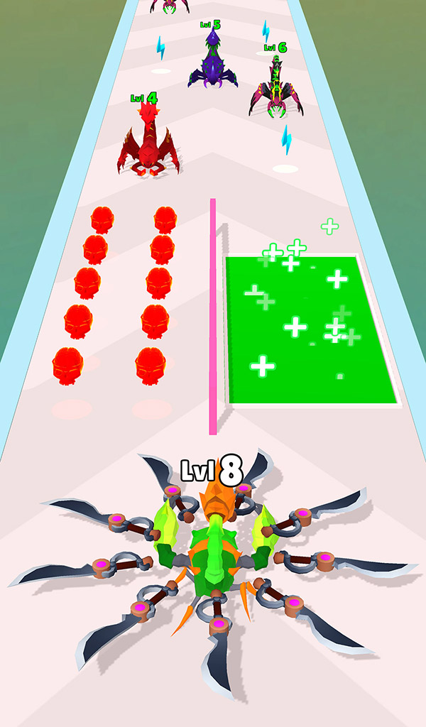 اسکرین شات 1 بازی Scorpion Run: Evolve & Clash