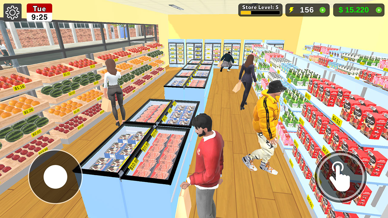 اسکرین شات 6 بازی Mart Manager Simulation Game