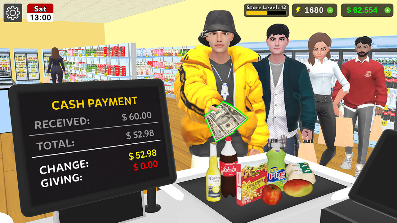 اسکرین شات 1 بازی Mart Manager Simulation Game