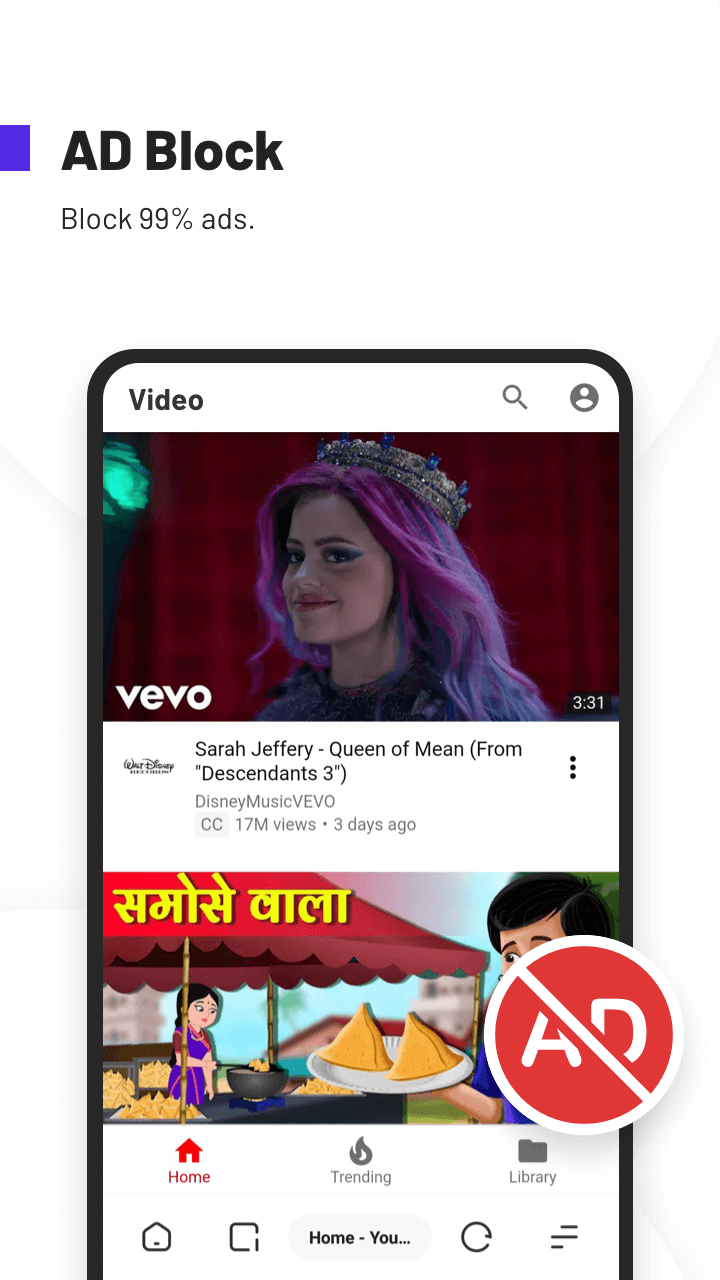 اسکرین شات 2 برنامه UC Browser Turbo- Fast Download, Secure, Ad Block