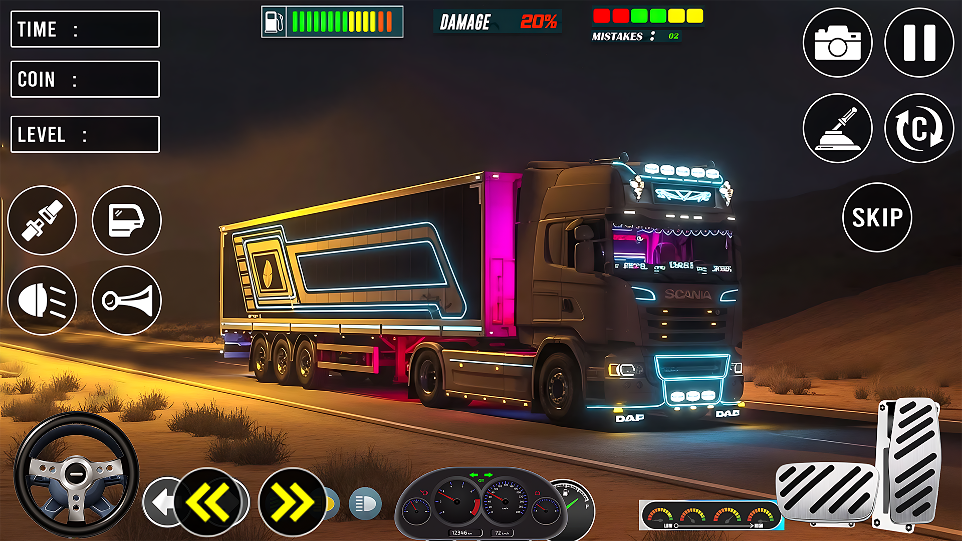 اسکرین شات 5 بازی City Truck Simulator Game 2024
