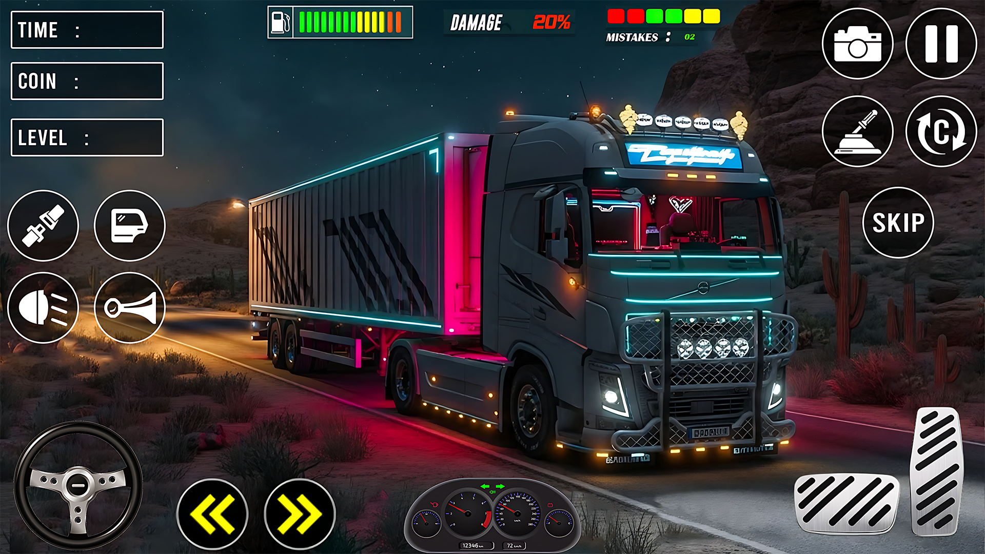 اسکرین شات 3 بازی City Truck Simulator Game 2024