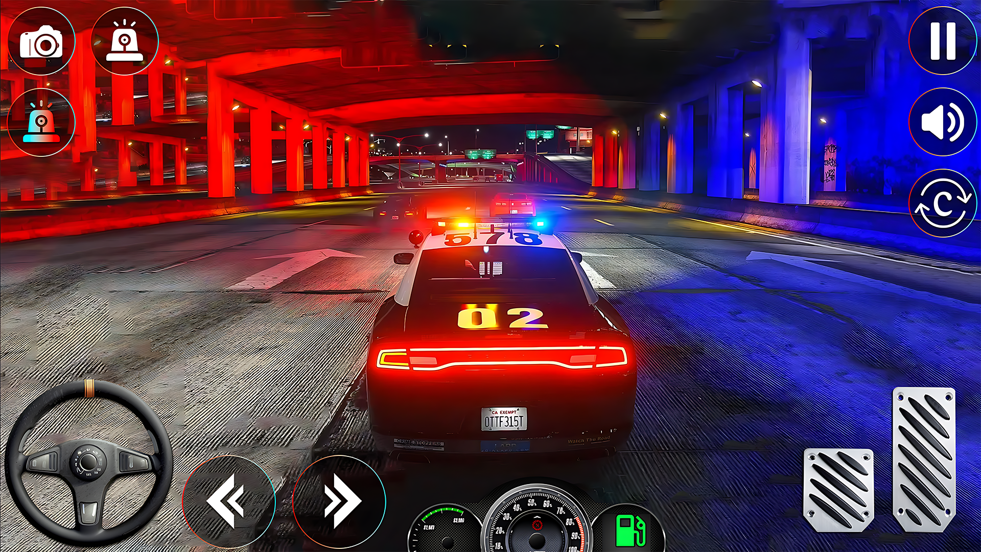 اسکرین شات 2 بازی Police Chase: Cop Car Chase 3D