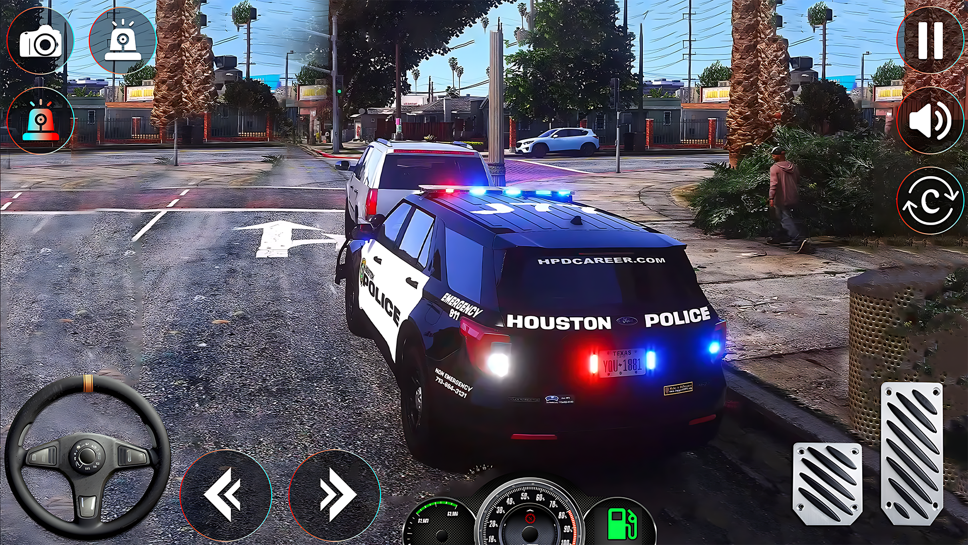 اسکرین شات 4 بازی Police Chase: Cop Car Chase 3D