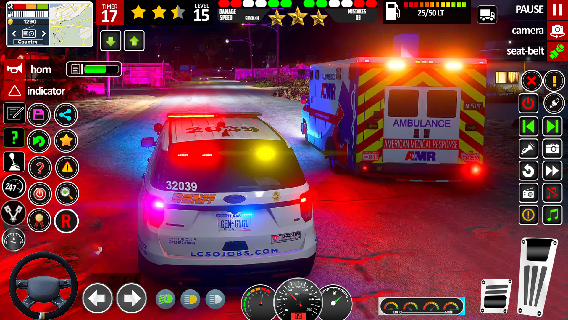 اسکرین شات 2 بازی Police Chase: Cop Car Chase 3D