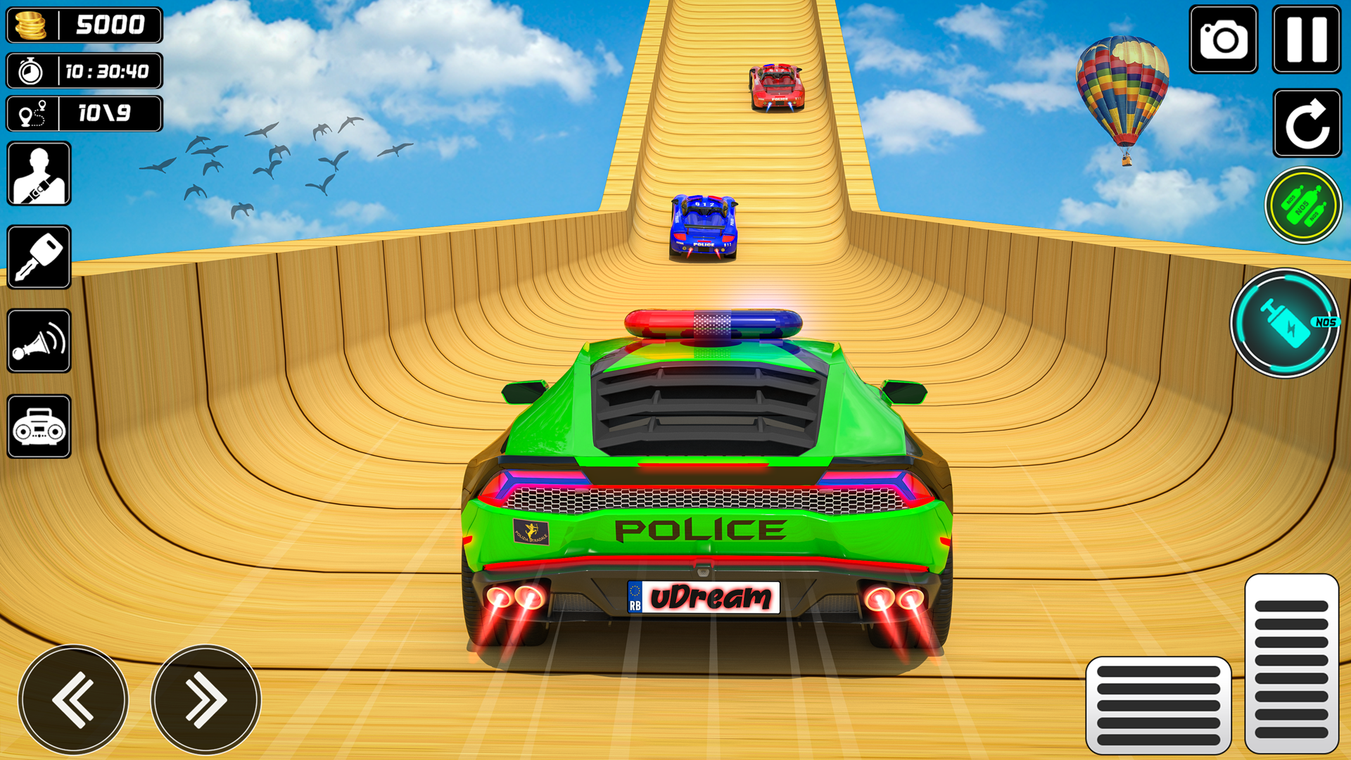 اسکرین شات 3 بازی US Police Car Stunt Games 2023