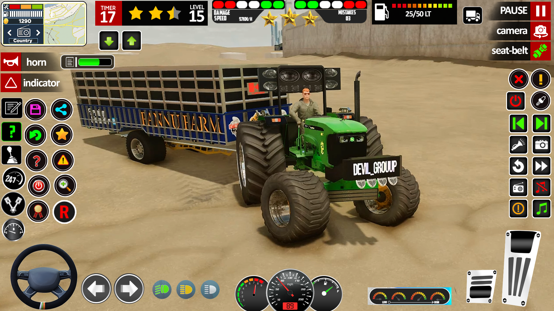 اسکرین شات 5 بازی Indian Tractor Farming Game 3D