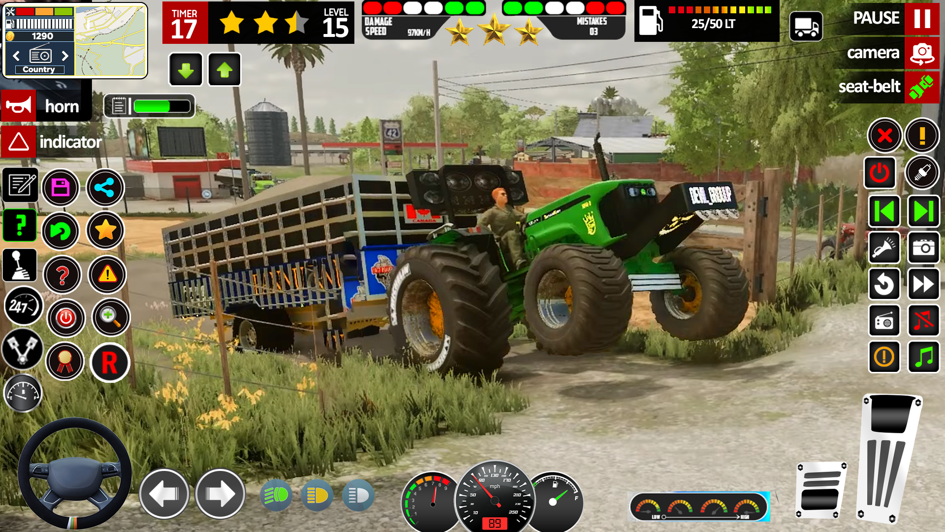 اسکرین شات 2 بازی Indian Tractor Farming Game 3D