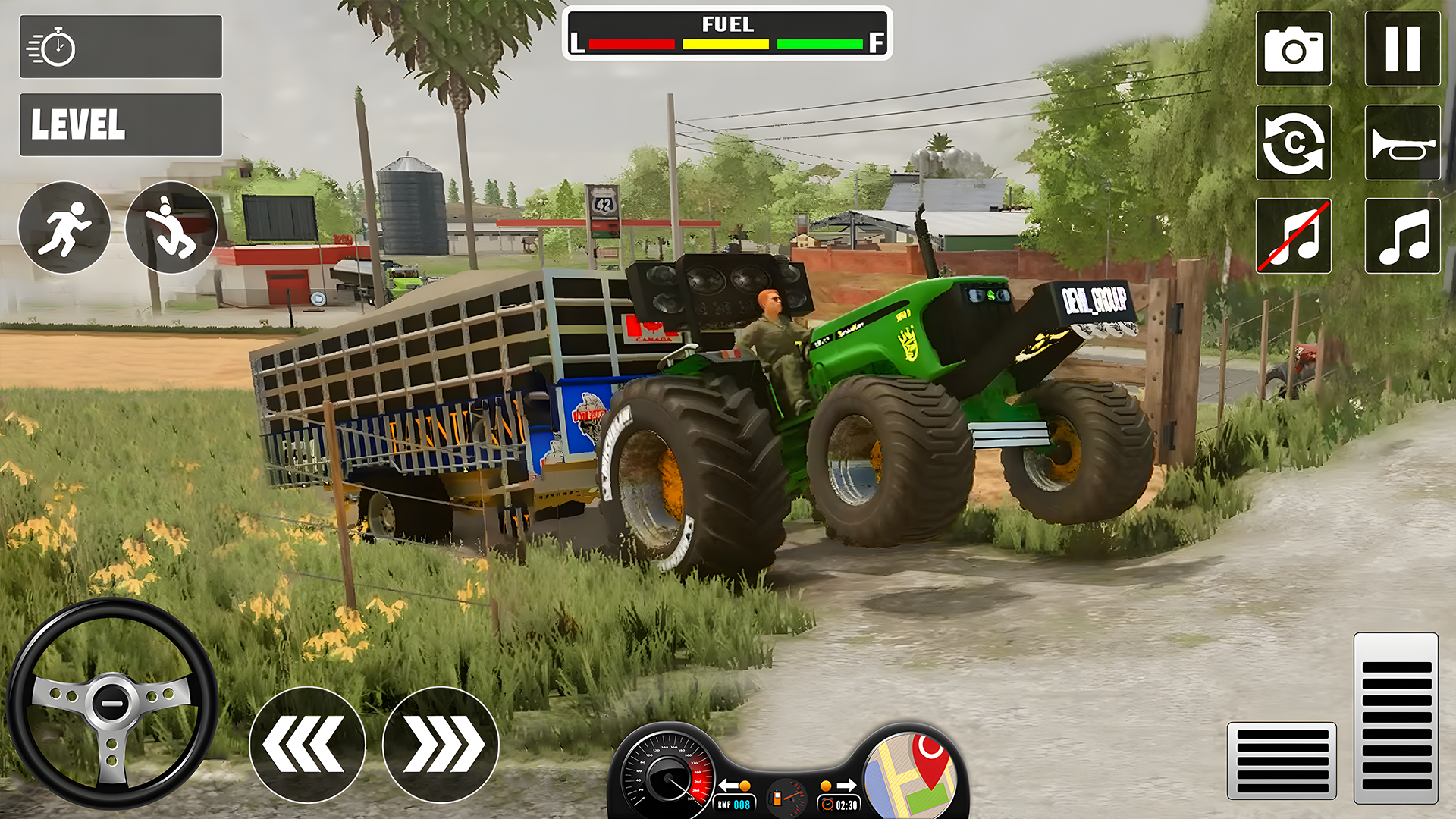 اسکرین شات 2 بازی Indian Tractor Farming Game 3D