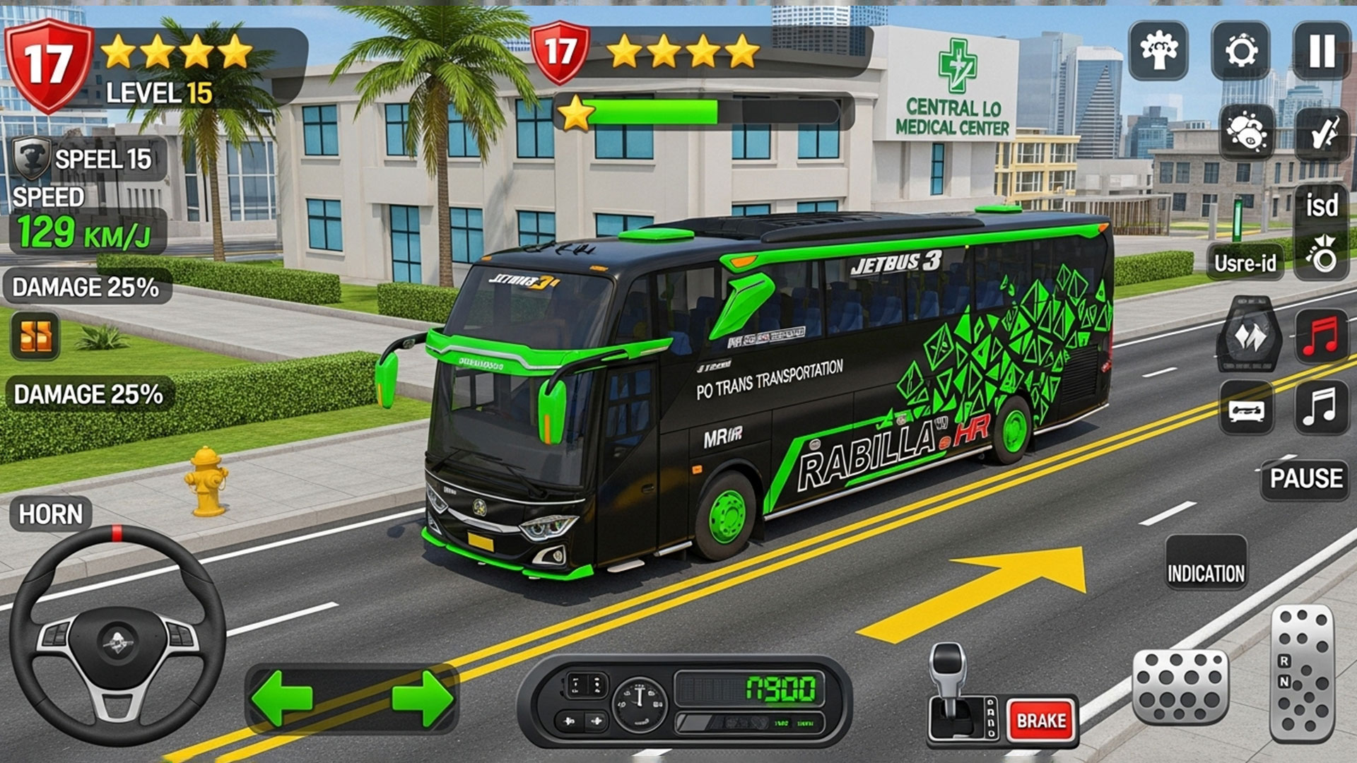 اسکرین شات 1 بازی Bus Game City Bus Simulator