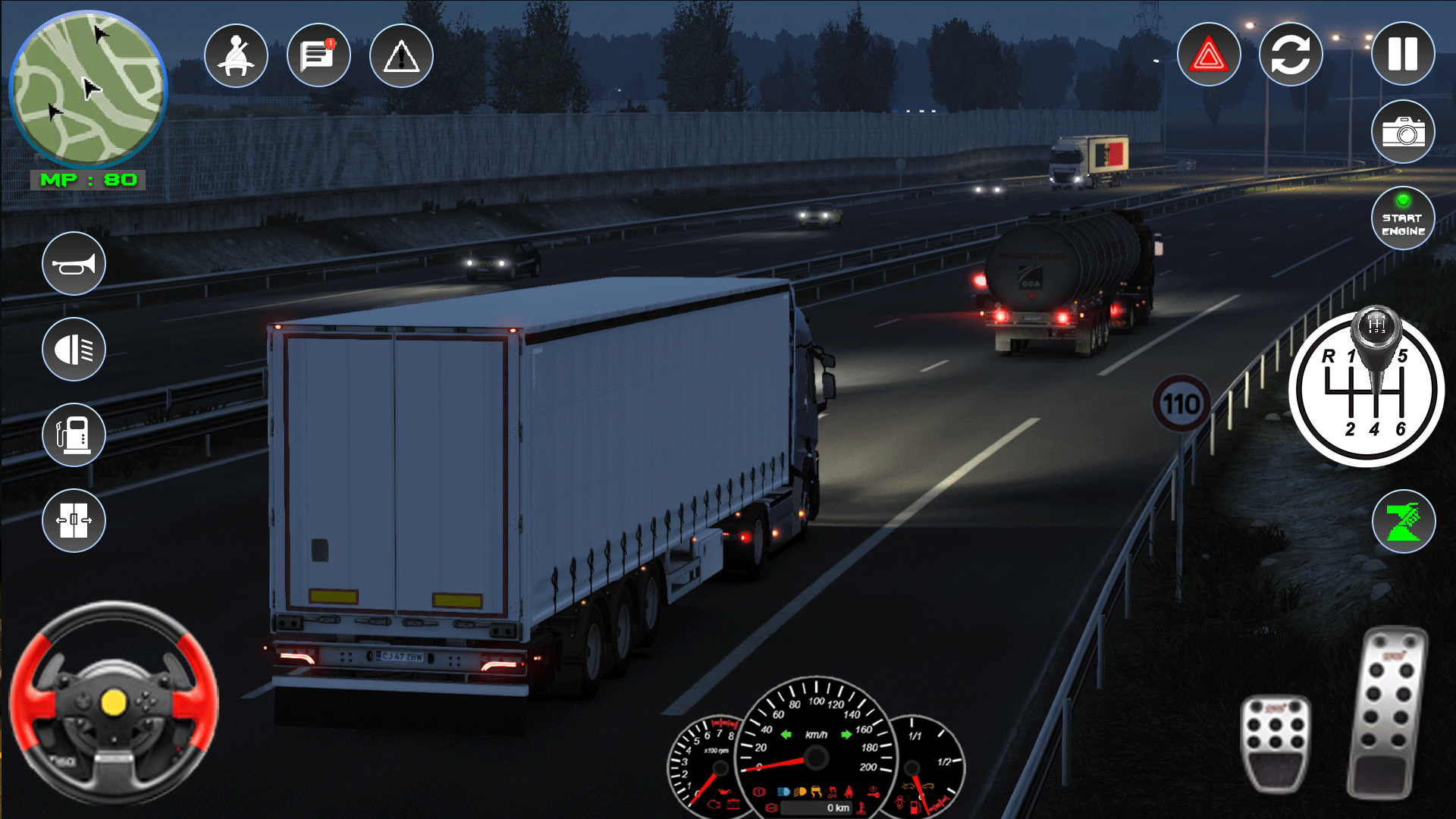 اسکرین شات 4 بازی Euro Cargo Truck Driving Game