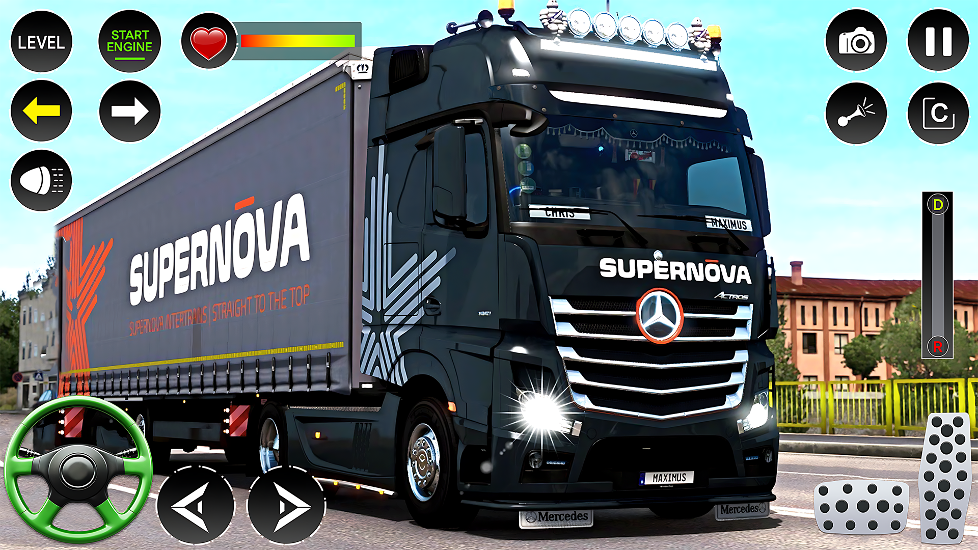 اسکرین شات 5 بازی Euro Cargo Truck Driving Game