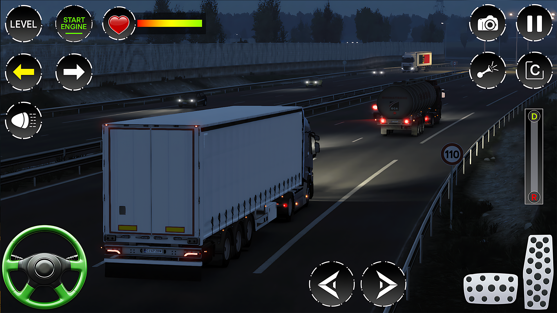 اسکرین شات 4 بازی Euro Cargo Truck Driving Game