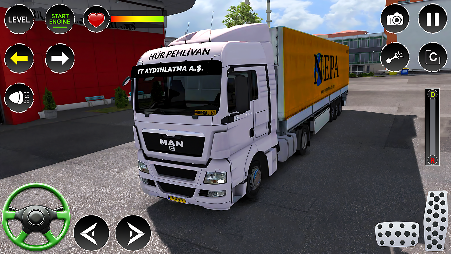 اسکرین شات 3 بازی Euro Cargo Truck Driving Game