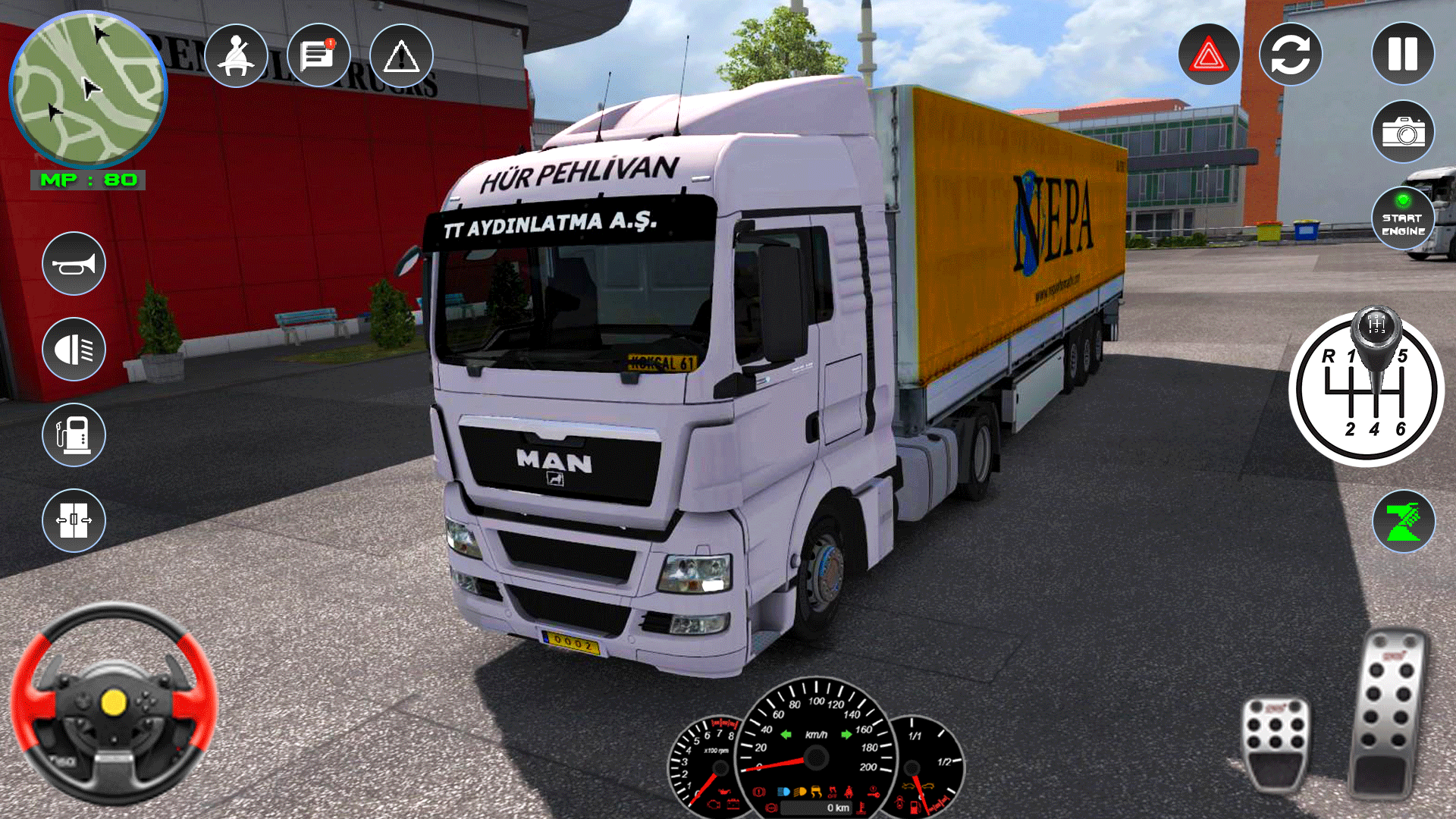 اسکرین شات 3 بازی Euro Cargo Truck Driving Game