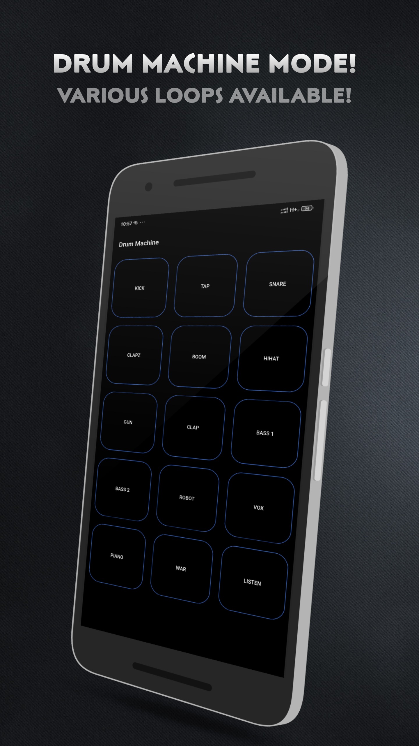 اسکرین شات 5 برنامه mPAD - Mobile Octapad & Drum