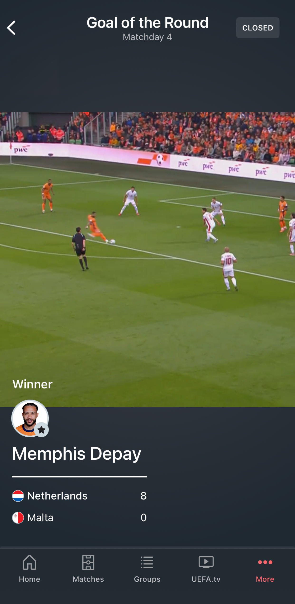 اسکرین شات 8 برنامه UEFA EURO & Nations League