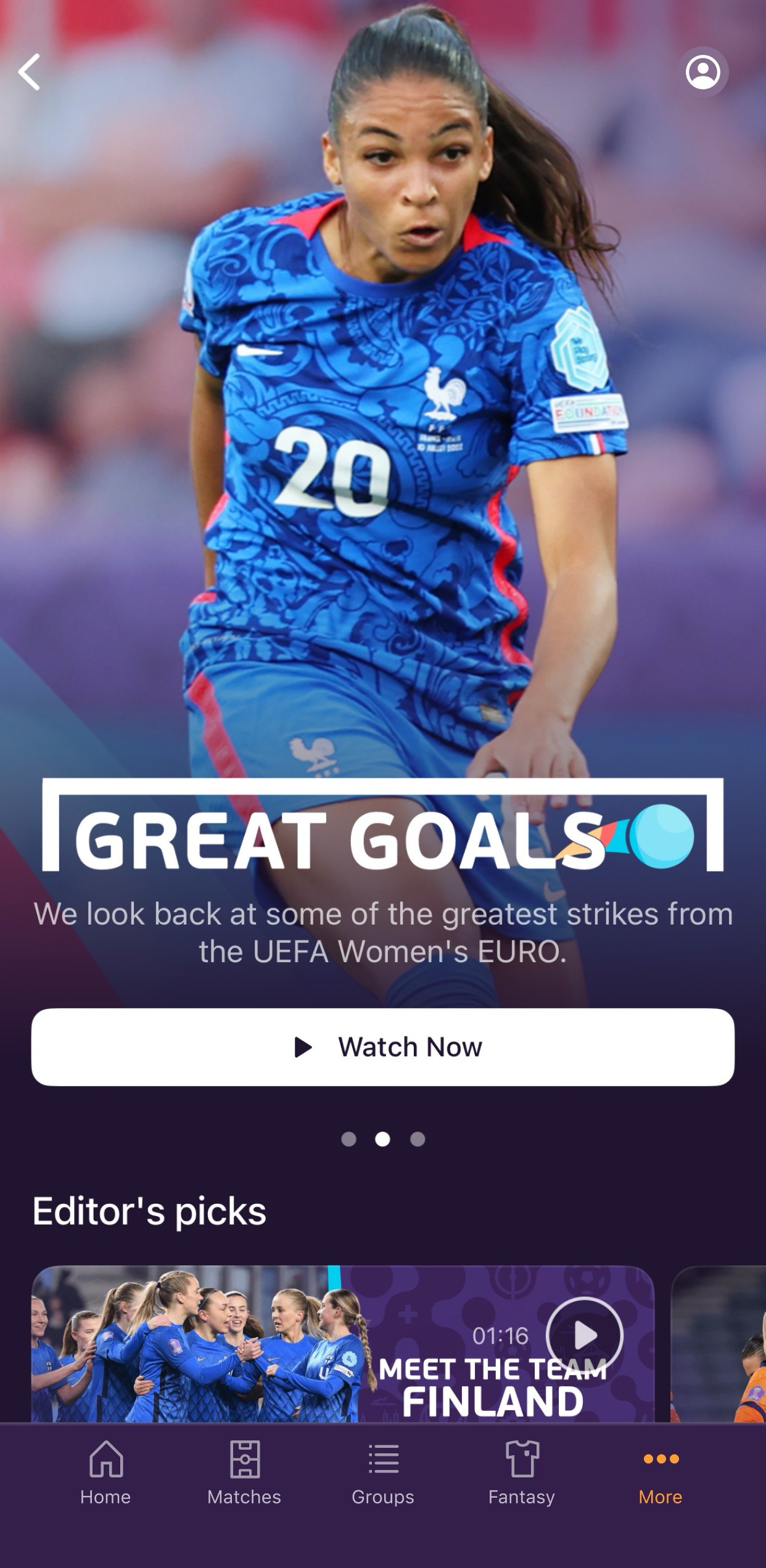 اسکرین شات 6 برنامه UEFA Women's EURO 2025