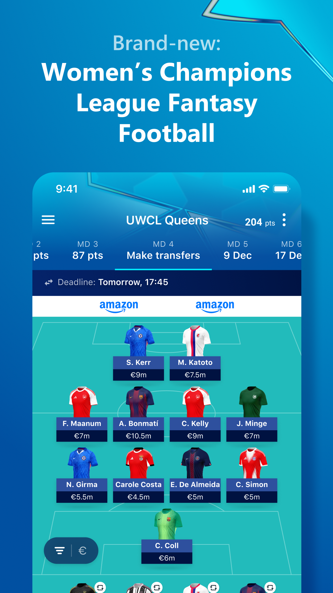 اسکرین شات 5 بازی UEFA Gaming: Fantasy Football