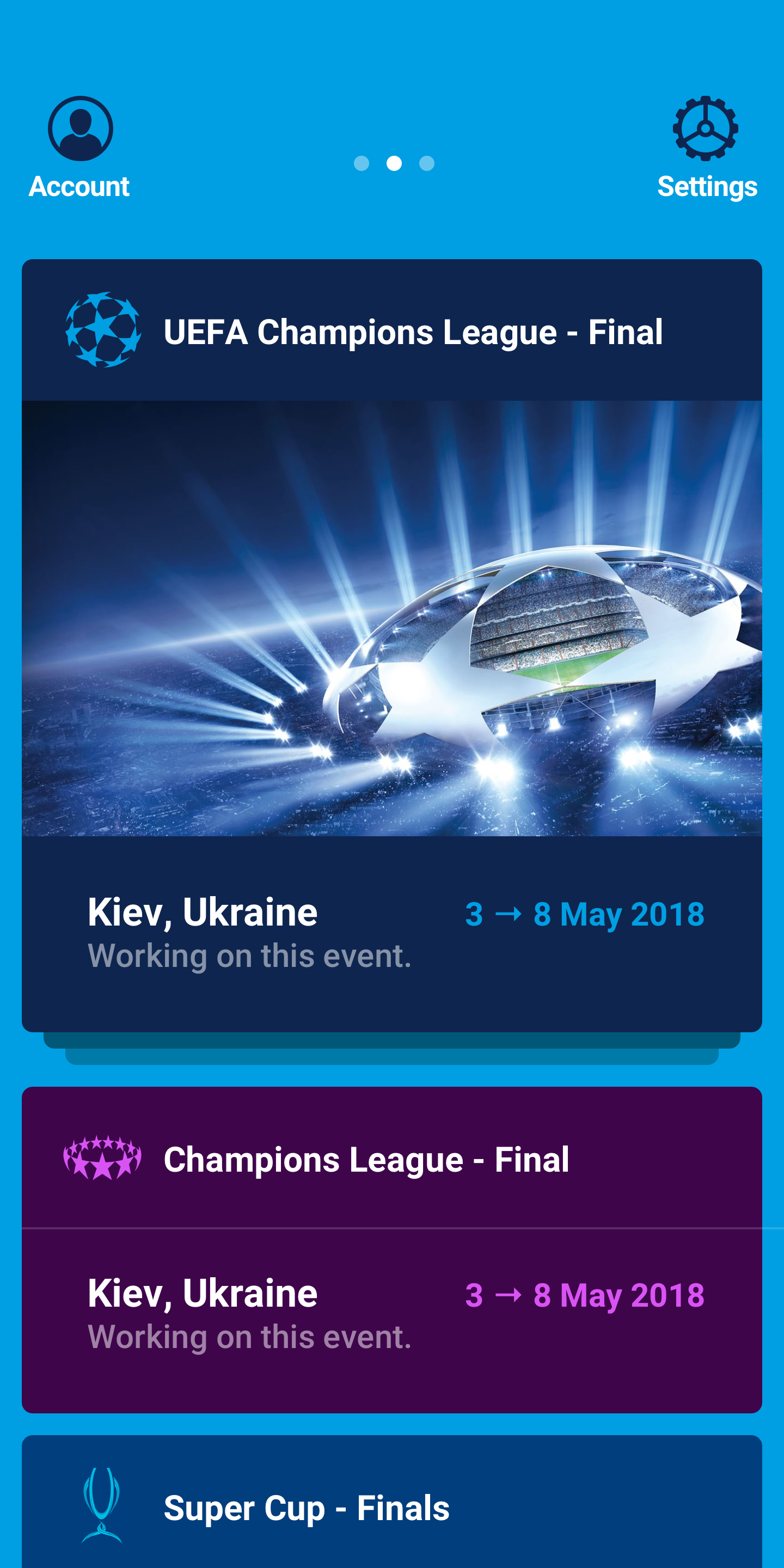اسکرین شات 2 برنامه UEFA Go