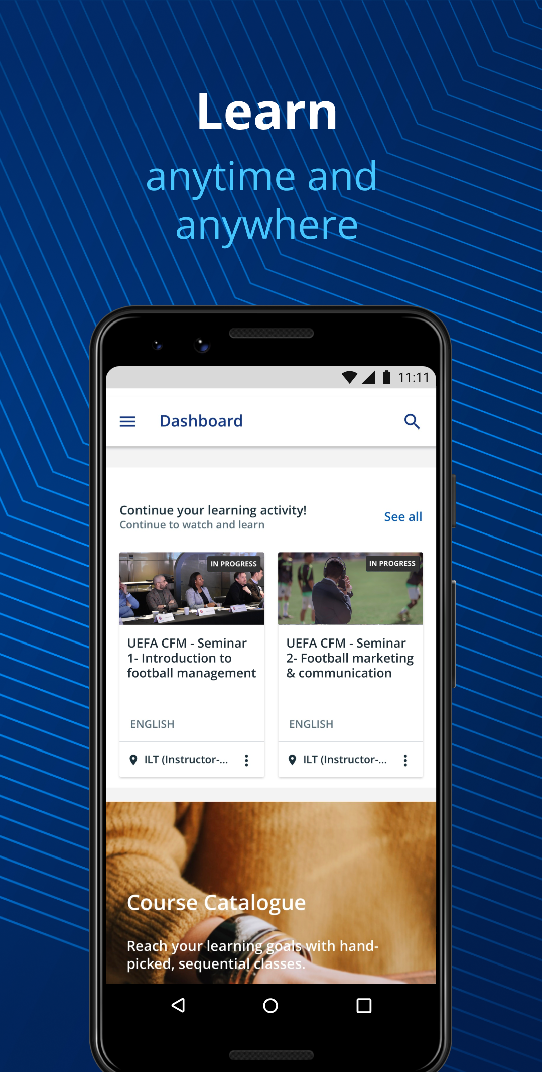 اسکرین شات 3 برنامه UEFA Learning