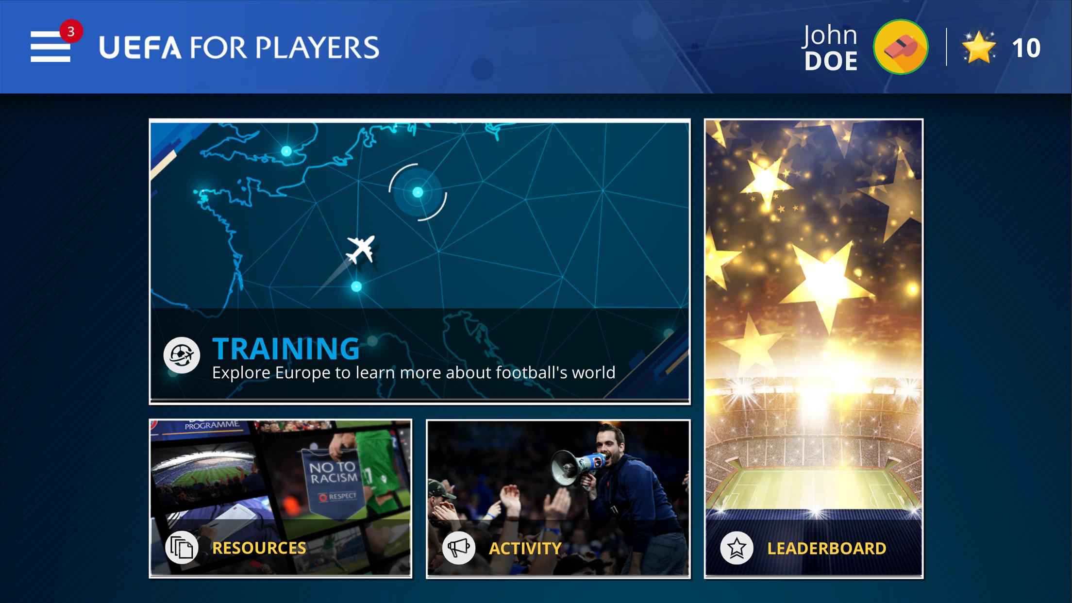 اسکرین شات 1 برنامه UEFA For Players