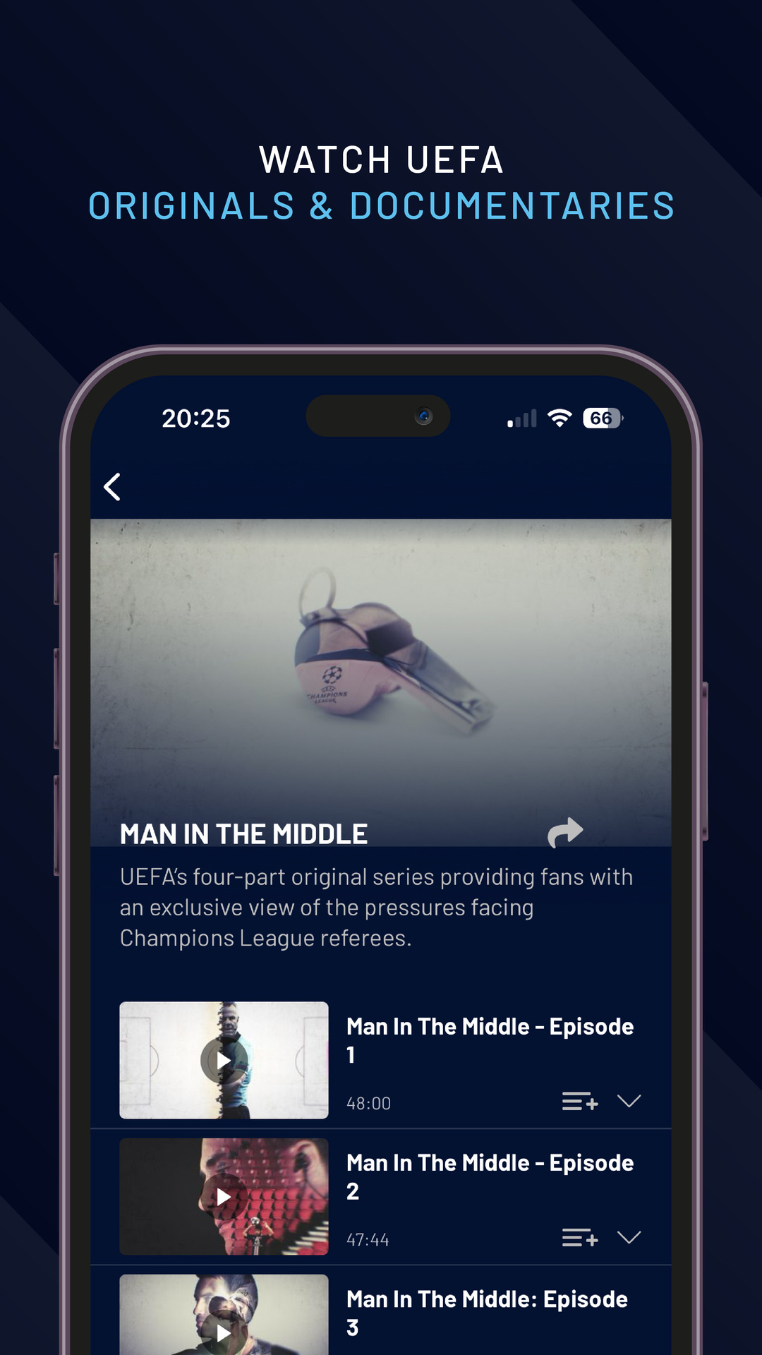 اسکرین شات برنامه UEFA.tv 7