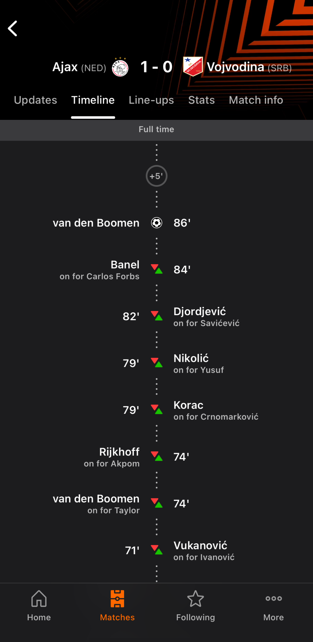 اسکرین شات 6 برنامه UEFA Europa League Official