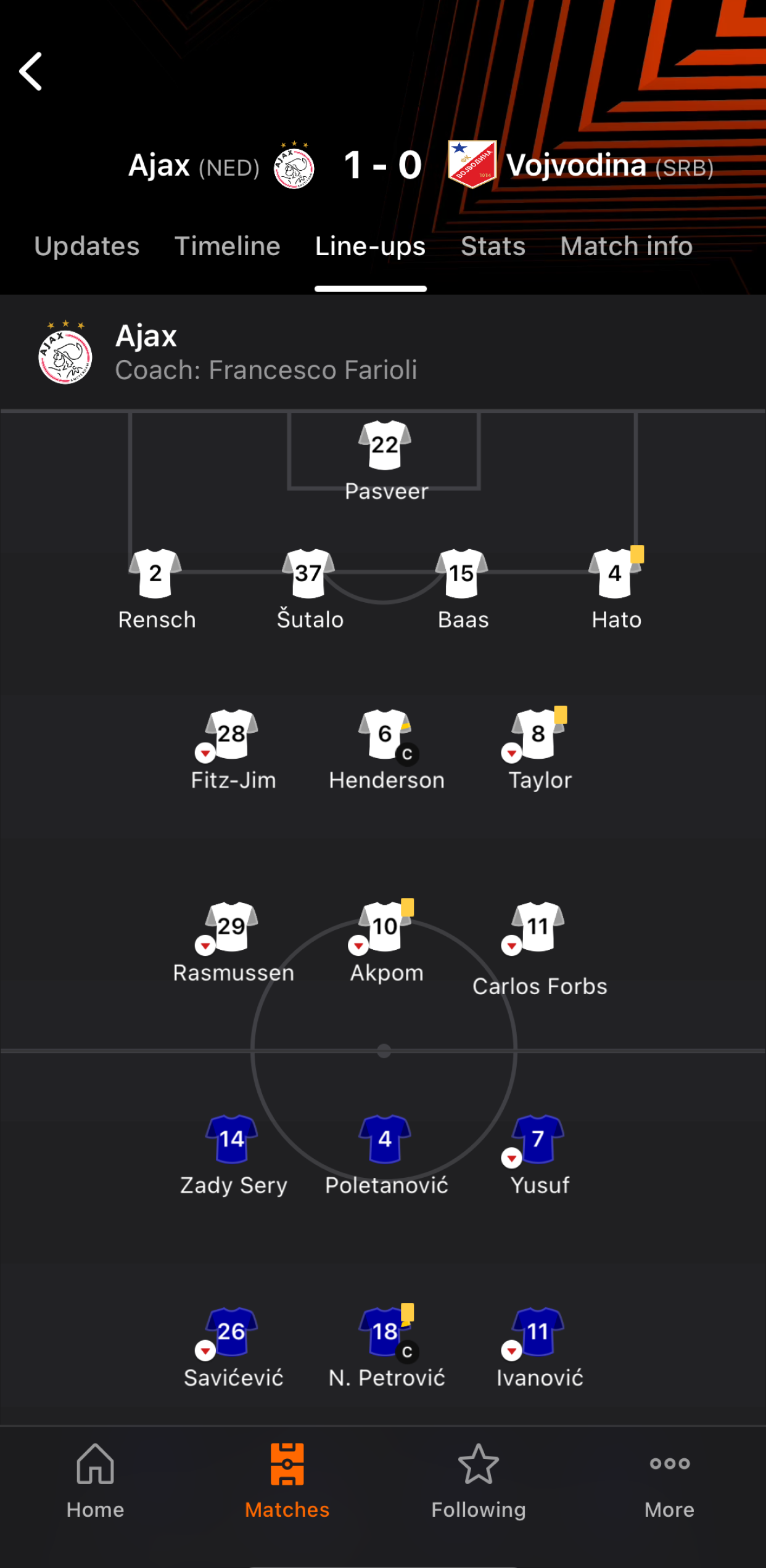 اسکرین شات 4 برنامه UEFA Europa League Official