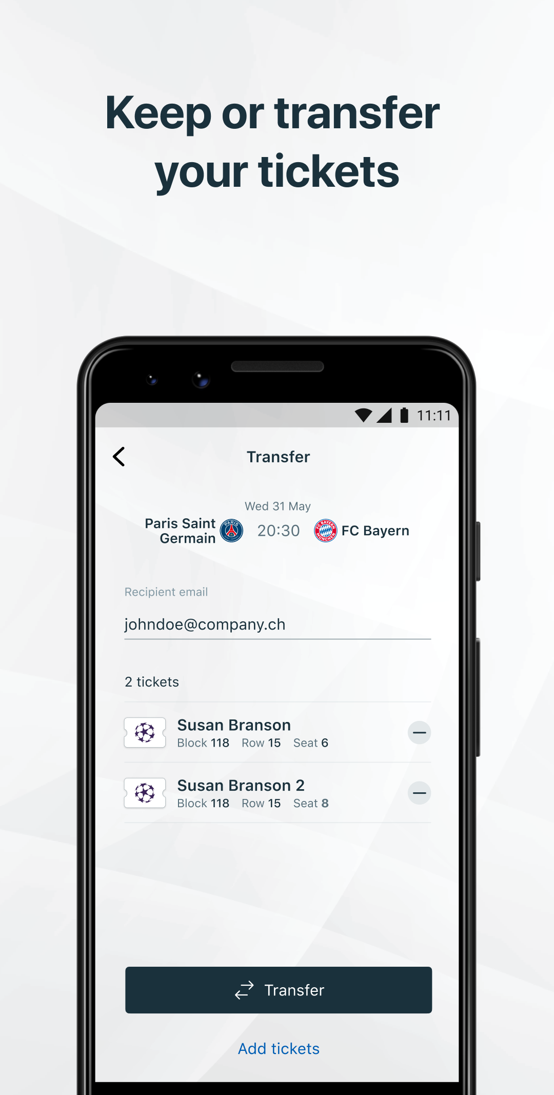اسکرین شات 5 برنامه UEFA VIP Pass