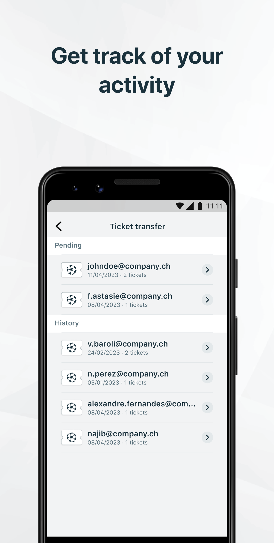 اسکرین شات 6 برنامه UEFA VIP Pass