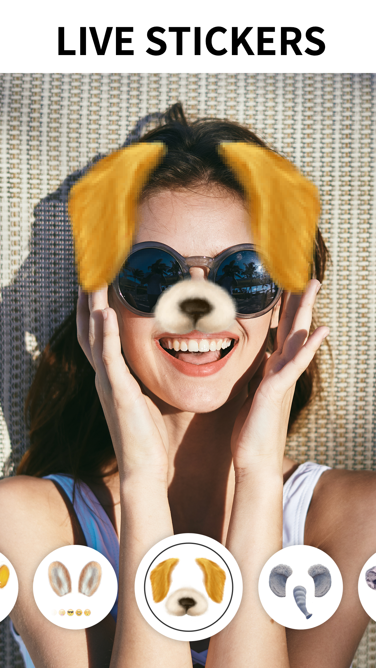 اسکرین شات 2 برنامه Sweet Snap: Beauty Face Camera