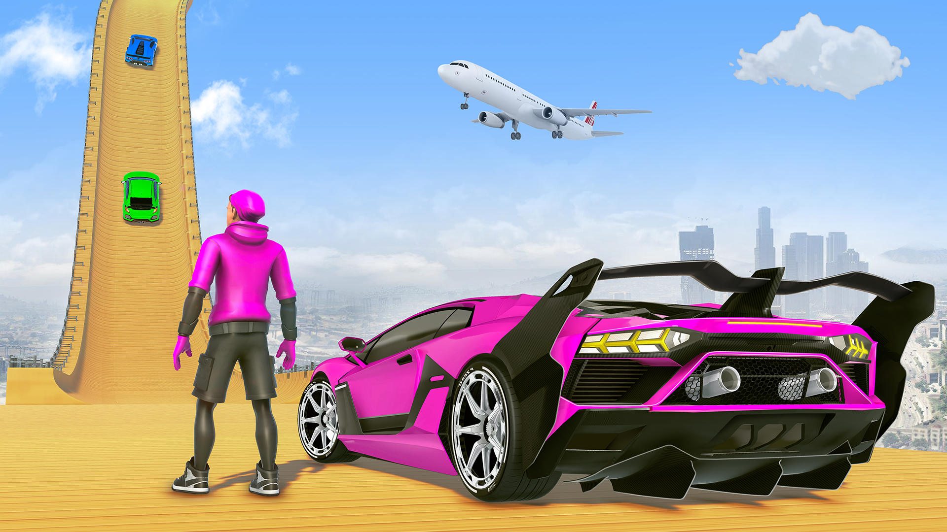 اسکرین شات 1 بازی Mega Ramp Car Games Car Stunts