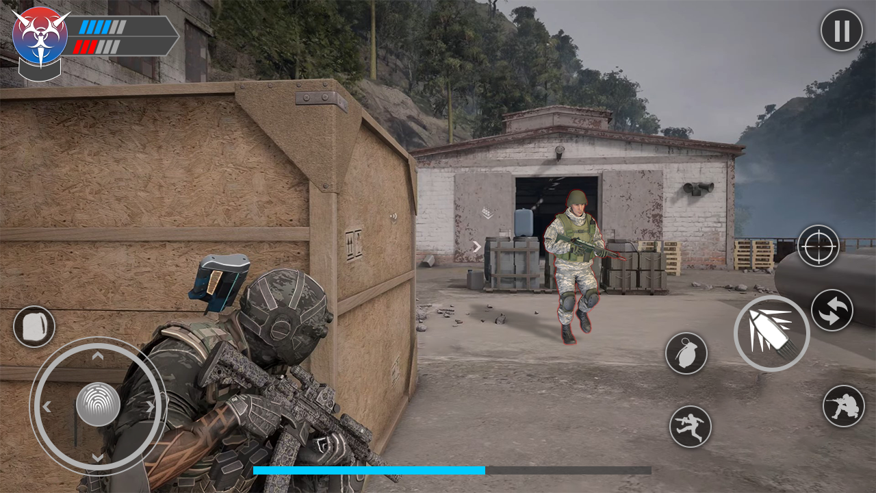 اسکرین شات 4 بازی Commando Battle Shooting Games