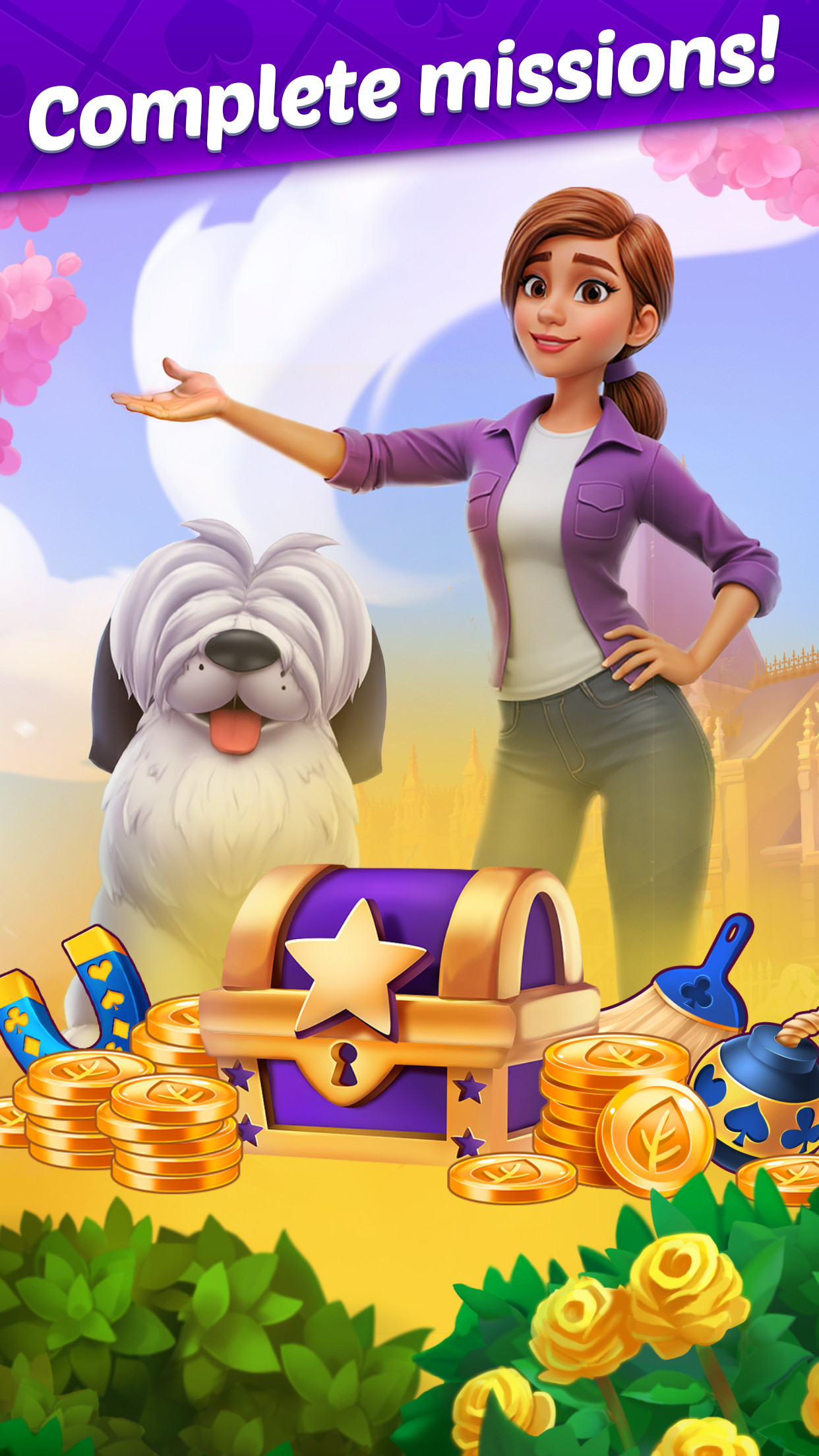 اسکرین شات 5 بازی Solitaire Story - Ava's Manor