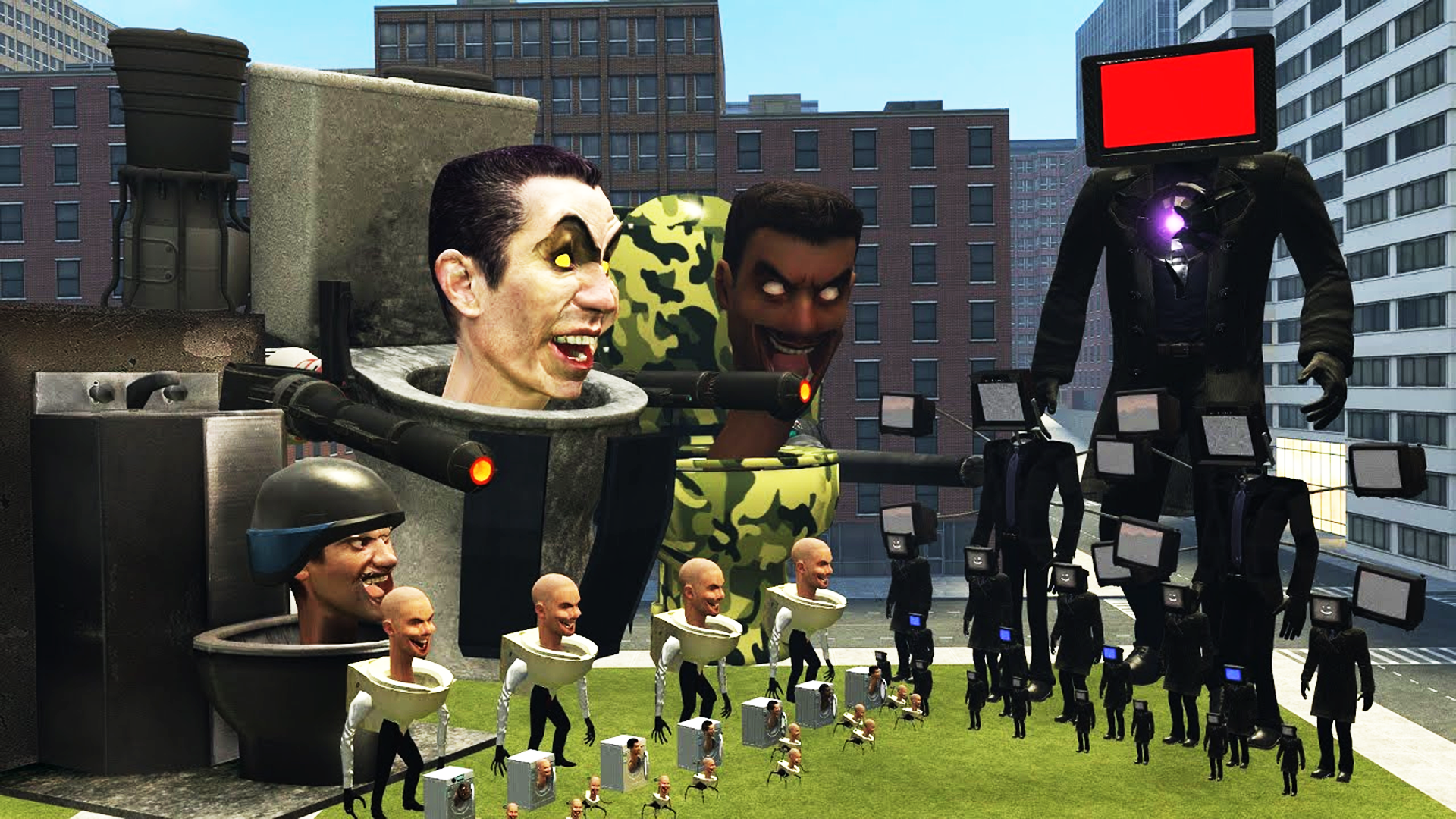 اسکرین شات 2 بازی Skibidi Multiverse War Toilet