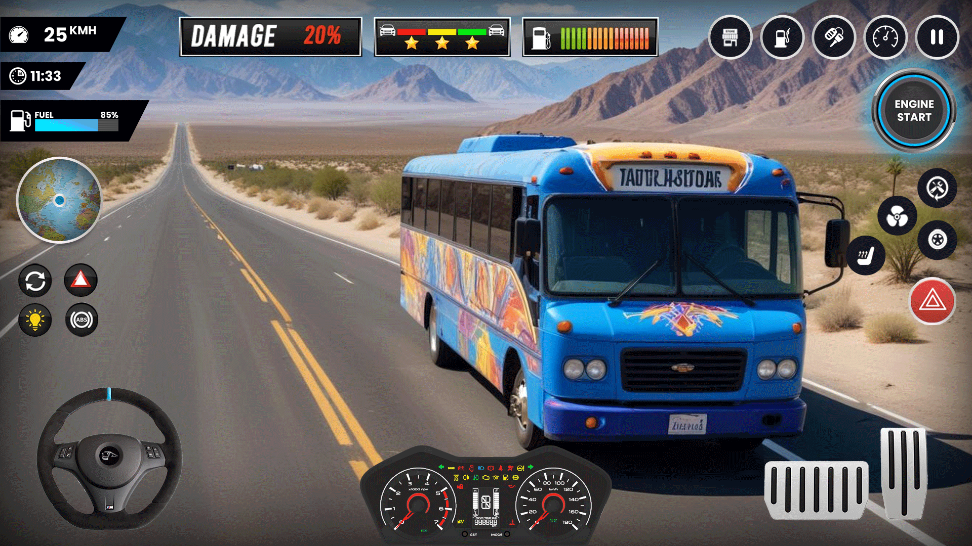 اسکرین شات 5 بازی Bus Driving: Bus Simulator 3D