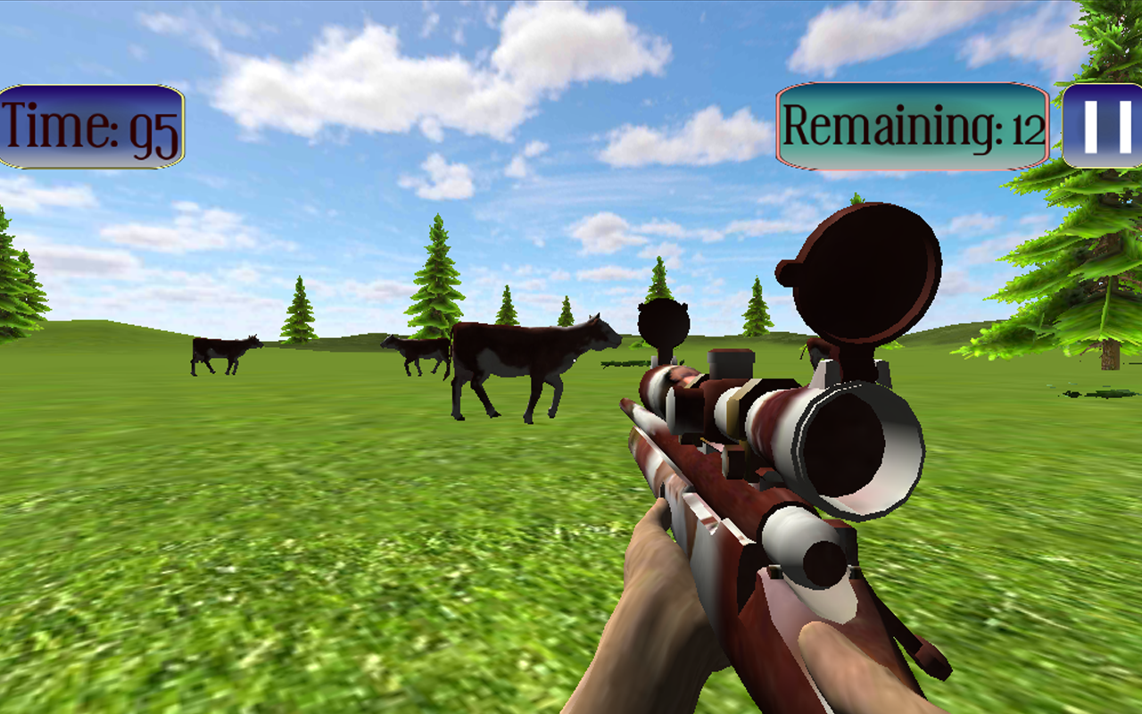 اسکرین شات 2 بازی Jungle Cow Hunt : Cow Game