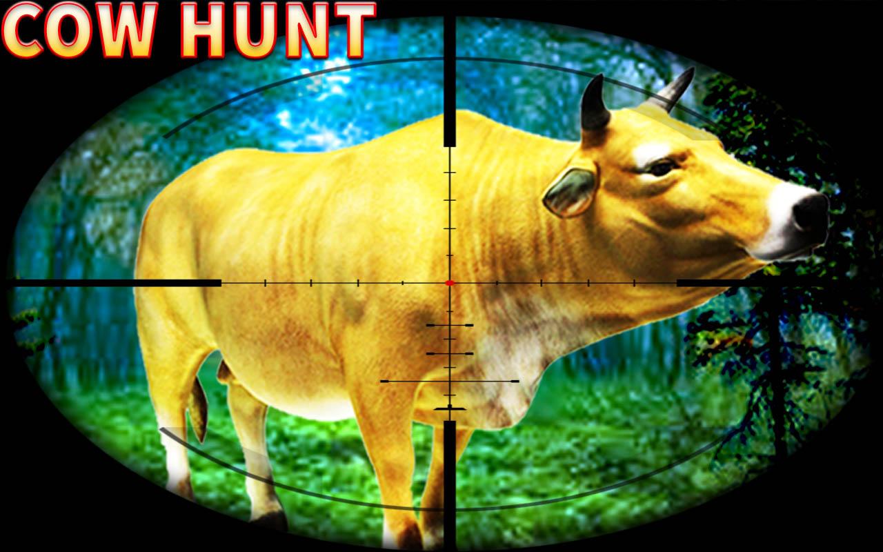اسکرین شات 1 بازی Jungle Cow Hunt : Cow Game
