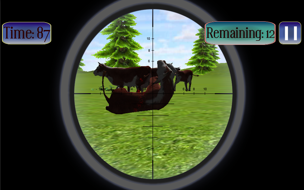 اسکرین شات 5 بازی Jungle Cow Hunt : Cow Game