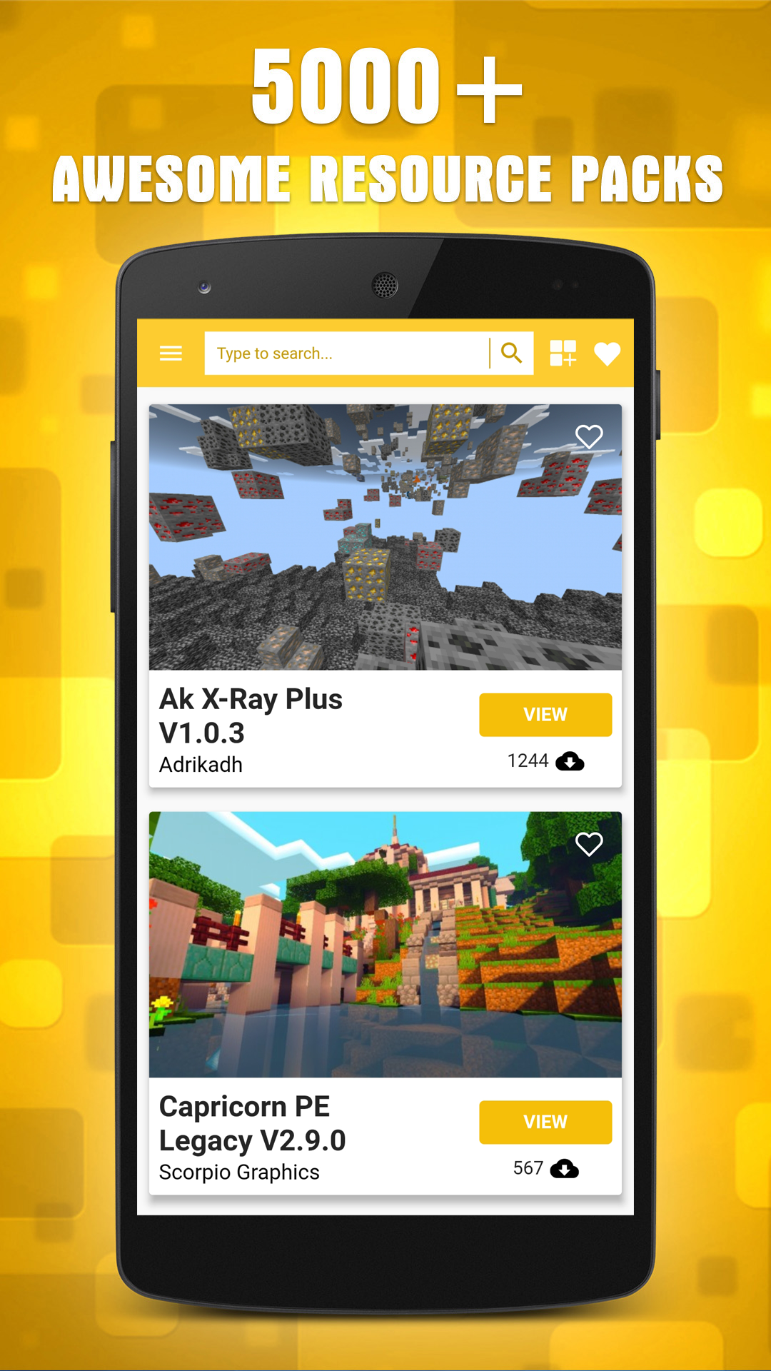 اسکرین شات 2 برنامه Resources Pack for Minecraft