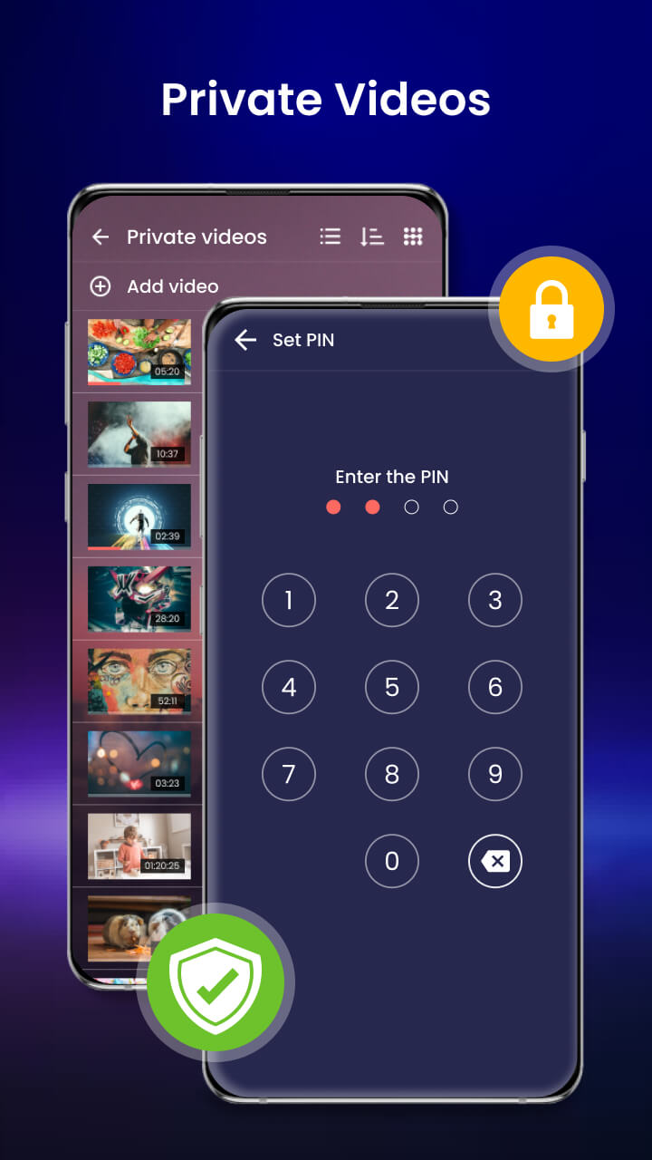 اسکرین شات برنامه Video player 5